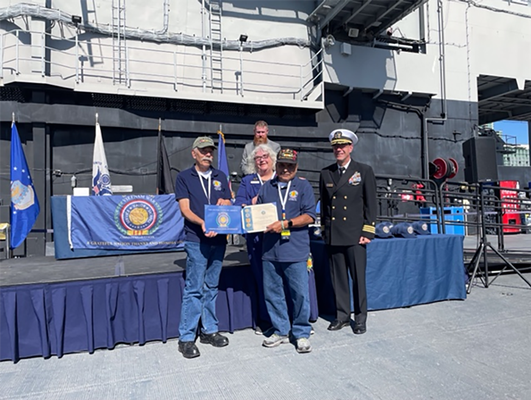Ceremony for CA VVA Chapter 1147 Vietnam veterans by members of the CA San Diego Chapter NSDAR.